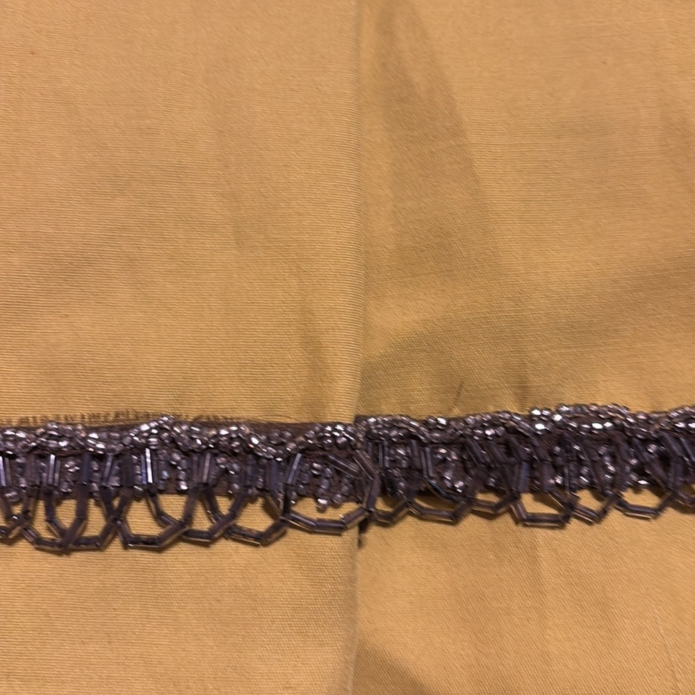 NWT size 4 Juleh skirt. Pleated, beaded bottom - Picture 2 of 7